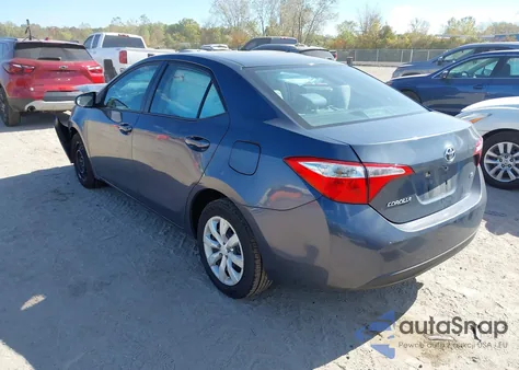 2016 Toyota Corolla Le z USA, uszkodzony, nr VIN 5YFBURHE5GP484975